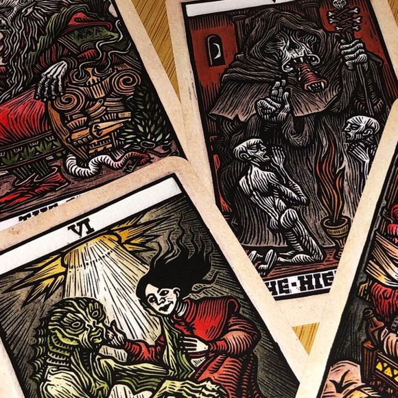 Tarot del Toro Deck and Guidebook Mystic Traditional 78 Card Artwork - Picture 8 of 10